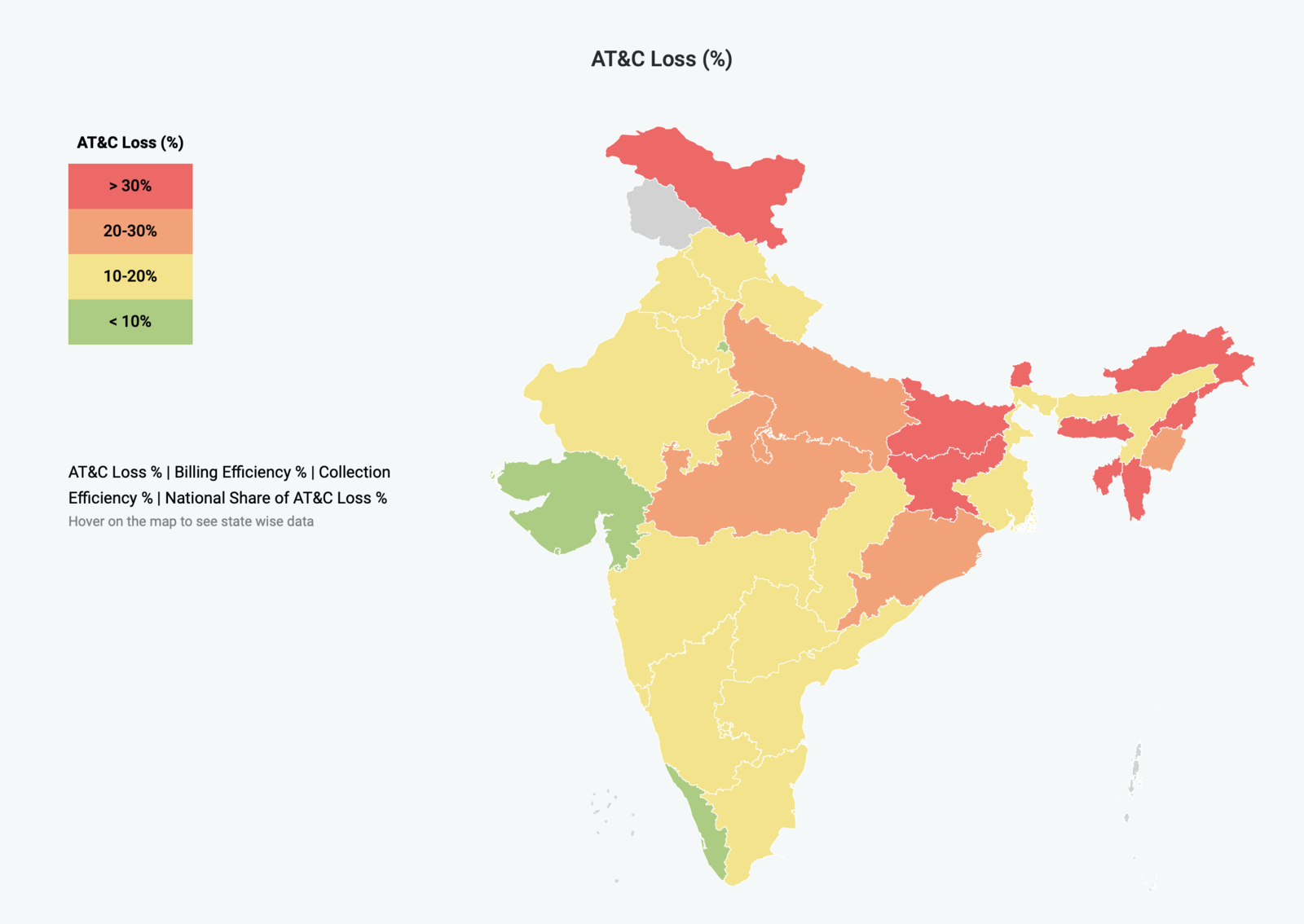Urja Drishti interactive map of India